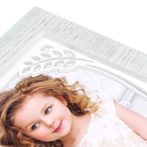 ZEP Cornice per foto in legno Eveline 13x18 cm Cornice per occasioni bianche