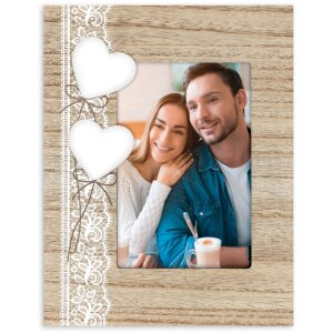 ZEP Portafoto in legno Dafne marrone 10x15 cm formato...
