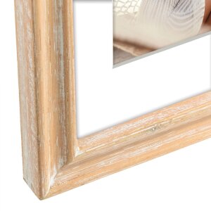 ZEP Portafoto in legno Fenis naturale 18x24 cm con passe-partout 13x18 cm