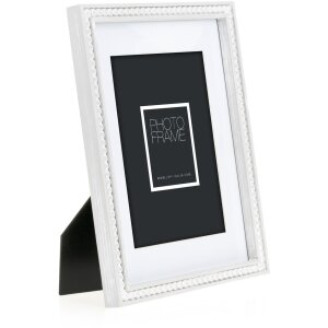 Cornice in legno ZEP Coira bianca 15x20 cm con Passepartout 10x15 cm