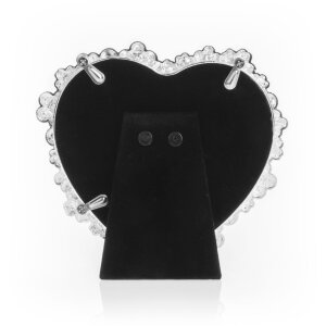 ZEP Cornice per ritratto in metallo Puccini 10x10 cm a forma di cuore