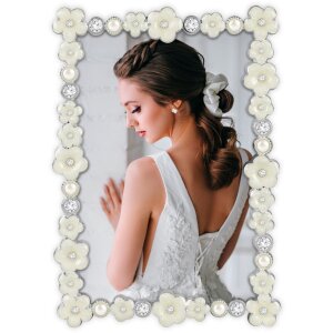 ZEP Cornice per ritratto in metallo Bellini 10x15 cm Fiori