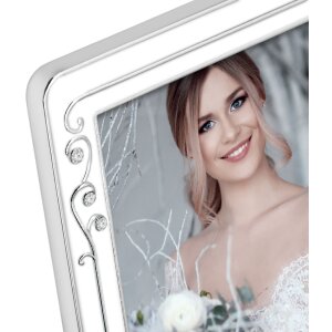 ZEP Cornice per ritratto in metallo Mozart 13x18 cm argento