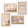ZEP Cornice in legno Ayas bianco 4 foto 10x15 cm (32x32 cm)