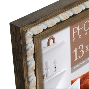 ZEP Cornice in legno Lecce marrone 15x20 cm