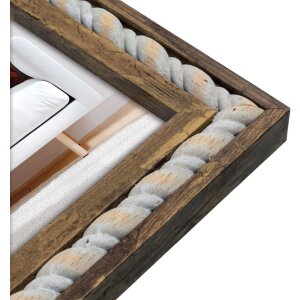 ZEP Cornice in legno Lecce marrone 15x20 cm