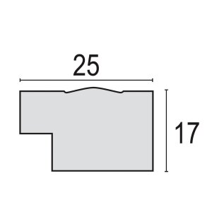 ZEP Cornice in legno Lecce marrone 15x20 cm
