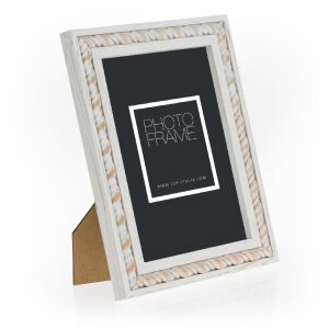 ZEP Cornice in legno Lecce bianco 15x20 cm