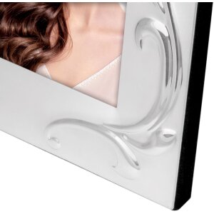 Cornice per ritratto in metallo ZEP S149 argento lucido 10x15 cm