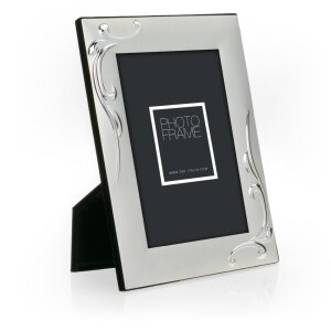 Cornice per ritratto in metallo ZEP S149 argento lucido 10x15 cm