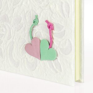 ZEP Album fotografico Cuori sinfonici colorati 23x23 cm 28 pagine bianche