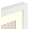 Cornice in legno ZEP Malmo bianco 50x70 cm con Passepartout 40x60 cm