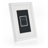 Cornice in legno ZEP Malmo bianco 50x70 cm con Passepartout 40x60 cm