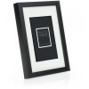 Cornice in legno ZEP Malmo nero 13x18 cm con Passepartout 9x13 cm