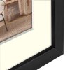 Cornice in legno ZEP Malmo nero 30x40 cm con Passepartout 20x30 cm