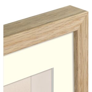 Cornice in legno ZEP Malmo naturale 13x18 cm con Passepartout 9x13 cm