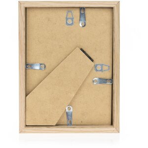 Cornice in legno ZEP Malmo naturale 13x18 cm con Passepartout 9x13 cm