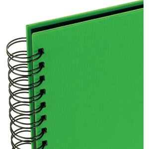 Album a spirale ZEP Verde nebbioso 25x25 cm 50 pagine nere