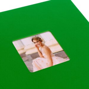 Album a spirale ZEP Verde nebbioso 25x25 cm 50 pagine nere