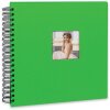 Album a spirale ZEP Verde nebbioso 25x25 cm 50 pagine nere