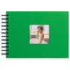 Album a spirale ZEP Verde nebbioso 21x16 cm 50 pagine nere