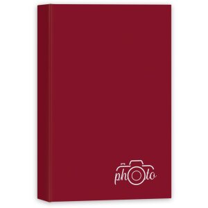 ZEP Flipalbum Album a pressione XF468 rosso 80 foto 10x15 cm