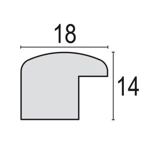 Telaio in legno ZEP Action M19 bianco WH 30x45 cm