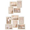 ZEP Cornice da galleria in legno Ayas bianco 4 o 6 foto 10x15 cm
