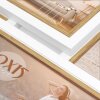 ZEP Cornice da galleria in legno Ayas bianco 4 o 6 foto 10x15 cm