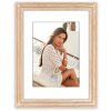 ZEP Portafoto in legno Fenis naturale da 15x20 cm a 20x30 cm con passe-partout