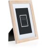 ZEP Portafoto in legno Fenis naturale da 15x20 cm a 20x30 cm con passe-partout