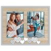 ZEP Portafoto in legno Lola 10x15 cm Ritratto e paesaggio e doppia cornice