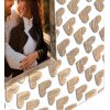 ZEP Portafoto in legno Lorena 10x15 cm e 13x18 cm cuori marrone-bianco