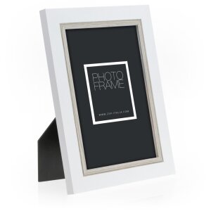 Telaio in legno ZEP Sion bianco da 10x15 cm a 30x45 cm