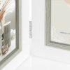 ZEP Cornice doppia in legno Sion bianco 2 foto 10x15 cm, 13x18 cm o 15x20 cm
