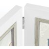 ZEP Cornice doppia in legno Sion bianco 2 foto 10x15 cm, 13x18 cm o 15x20 cm