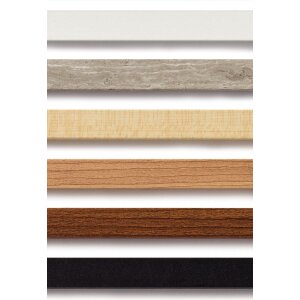 Telaio in legno Walther Stockholm bianco 40x50 cm con vetro acrilico passepartout