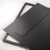 Walther Cornice di legno Stoccolma 3D Cornice di maglia nera 60x90 cm Vetro artistico