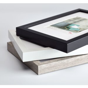 Walther Cornice in legno Stockholm 3D Jersey Frame grigio 60x90 cm Art Glass