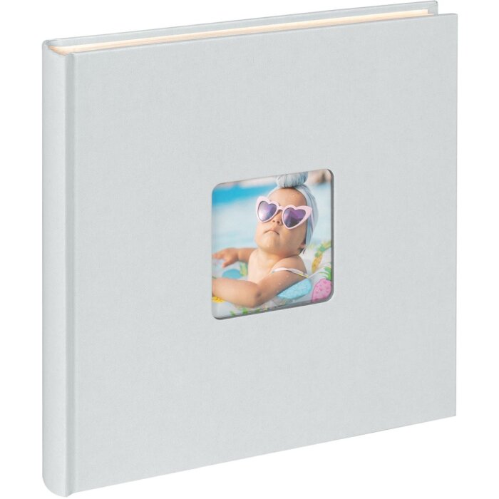 Walther Album fotografico Fun 26x25 cm azzurro 40 pagine bianche