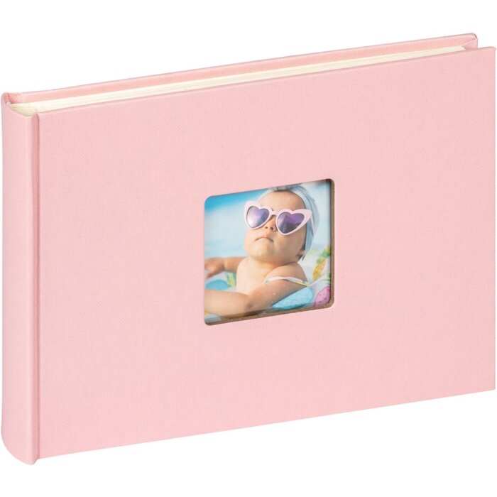 Walther Klein Album fotografico FUN rosa 22x16 cm 40 pagine bianche