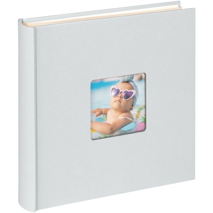 Walther Album fotografico Jumbo Fun azzurro 30x30 cm 100 pagine bianche
