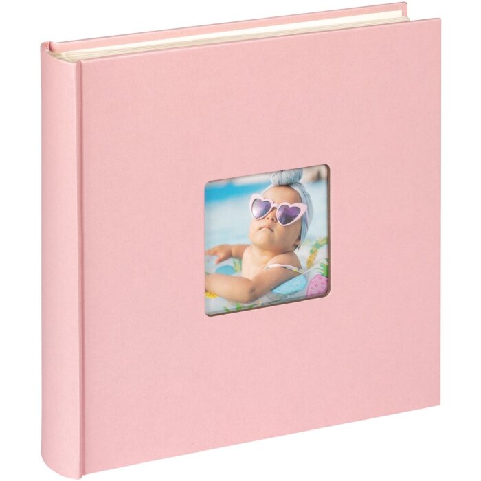 Walther Album fotografico Jumbo Fun rosa 30x30 cm 100 pagine bianche