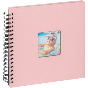 Walther Album a spirale Fun rosa 26x25 cm 40 pagine nere