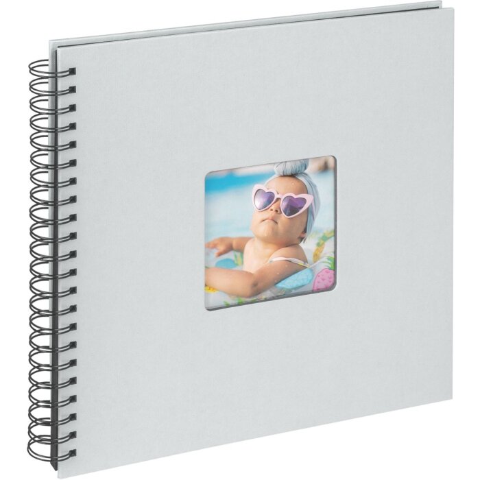 Walther Album a spirale Fun azzurro 30x30 cm 50 pagine nere