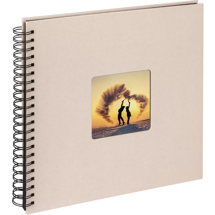 Walther Album a spirale Fun chamois 30x30 cm 50 pagine nere