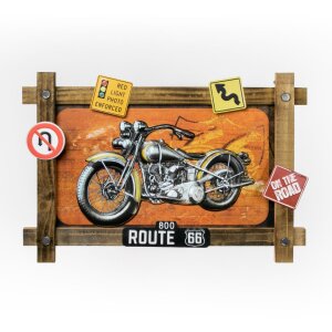 ZEP Decorazione murale in metallo GRANTI 59x40x4 cm...
