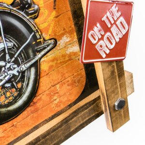 ZEP Decorazione murale in metallo GRANTI 59x40x4 cm...