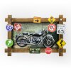 ZEP Decorazione murale GALLUP 59x40x4 cm Motocicletta