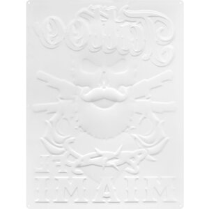Segno di latta ZEP TATTOO 47x35x0,5 cm Miami